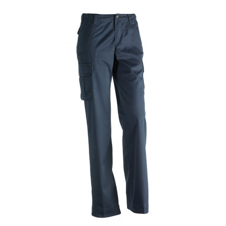 Pantalon de travail coupe droite multipoches déperlant 65-35 polycoton 230 grs-m2 Athena femme Herock