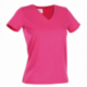 T-shirt près du corps col V coton doux 155 grs-m2 Classic-t femme Stedman