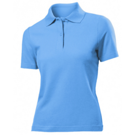 Polo manches courtes col 2 boutons 100% coton 170 grs-m2 femme Stedman