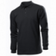 Polo manches longues coton piqué 3 boutons ton sur ton 170 grs-m2 homme Stedman