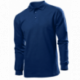 Polo manches longues coton piqué 3 boutons ton sur ton 170 grs-m2 homme Stedman