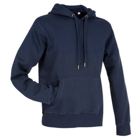 Sweat shirt mollettonné capuche poche kangourou 80-20 coton-polyester 280 grs-m2 homme Stedman