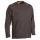 Tee-shirt de travail manches longues col rond coupe droite coton 190 grs-m2 Noet homme Herock