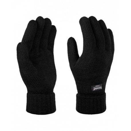 Gants tricot acrylique doublé polaire poignet resserré Thinsulate unisexe Regatta