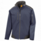 Veste softshell de travail solide à renforts respirante et imperméable 3 couches 340 grs-m2 Ripstop unisexe R124X Result