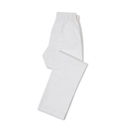 Pantalon industrie alimentaire taille élastiquée 65-35 polycoton 245 grs-m2 unisexe FT13 Alexandra