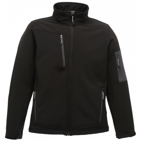 Veste softshell 3 couches solide et imperméable bicolore 300 grs-m2 Arcola unisexe Regatta