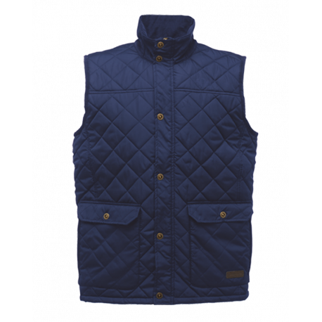 Gilet sans manche matelassé en losange déquitation polyester Tyler homme Regatta