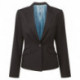 Veste de tailleur à 1 bouton extensible à doublure jacquard 54% polyester 44% laine Cadenza femme Alexandra