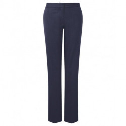 Pantalon de tailleur coupe classique extensible à ceinture élastiquée 54% polyester 44% laine Cadenza femme NF704 Alexandra