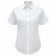 chemisette manches courtes uni coupe cintrée 65-35 polycoton 100 grs-m2 femme NF76 Alexandra