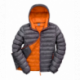 Doudoune capuche bicolore légère matelassée polyester 220 grs-m2 Snow Bird homme R194M Result