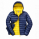 Doudoune capuche bicolore légère matelassée polyester 220 grs-m2 Snow Bird homme R194M Result