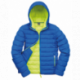 Doudoune capuche bicolore légère matelassée polyester 220 grs-m2 Snow Bird homme R194M Result