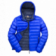 Doudoune capuche bicolore légère matelassée polyester 220 grs-m2 Snow Bird homme R194M Result