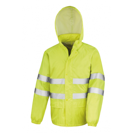 Ensemble de pluie imperméable haute visibilité + étui polyester 210 grs-m2 unisexe R216X Result