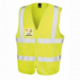 Gilet de sécurité classe 2 avec bandes épaules zip devant et pochette de badge polyester 12 grs-m2 unisexe R202X Result