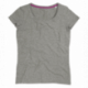 Tee-shirt près du corps col échancré coton peigné 170 grs-m2 Claire femme ST9700 Stedman