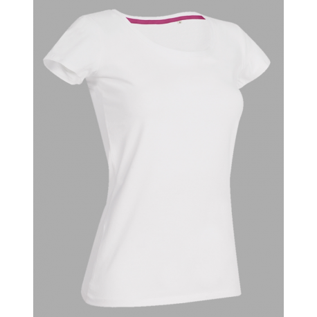 Tee-shirt près du corps col échancré coton peigné 170 grs-m2 Claire femme ST9700 Stedman